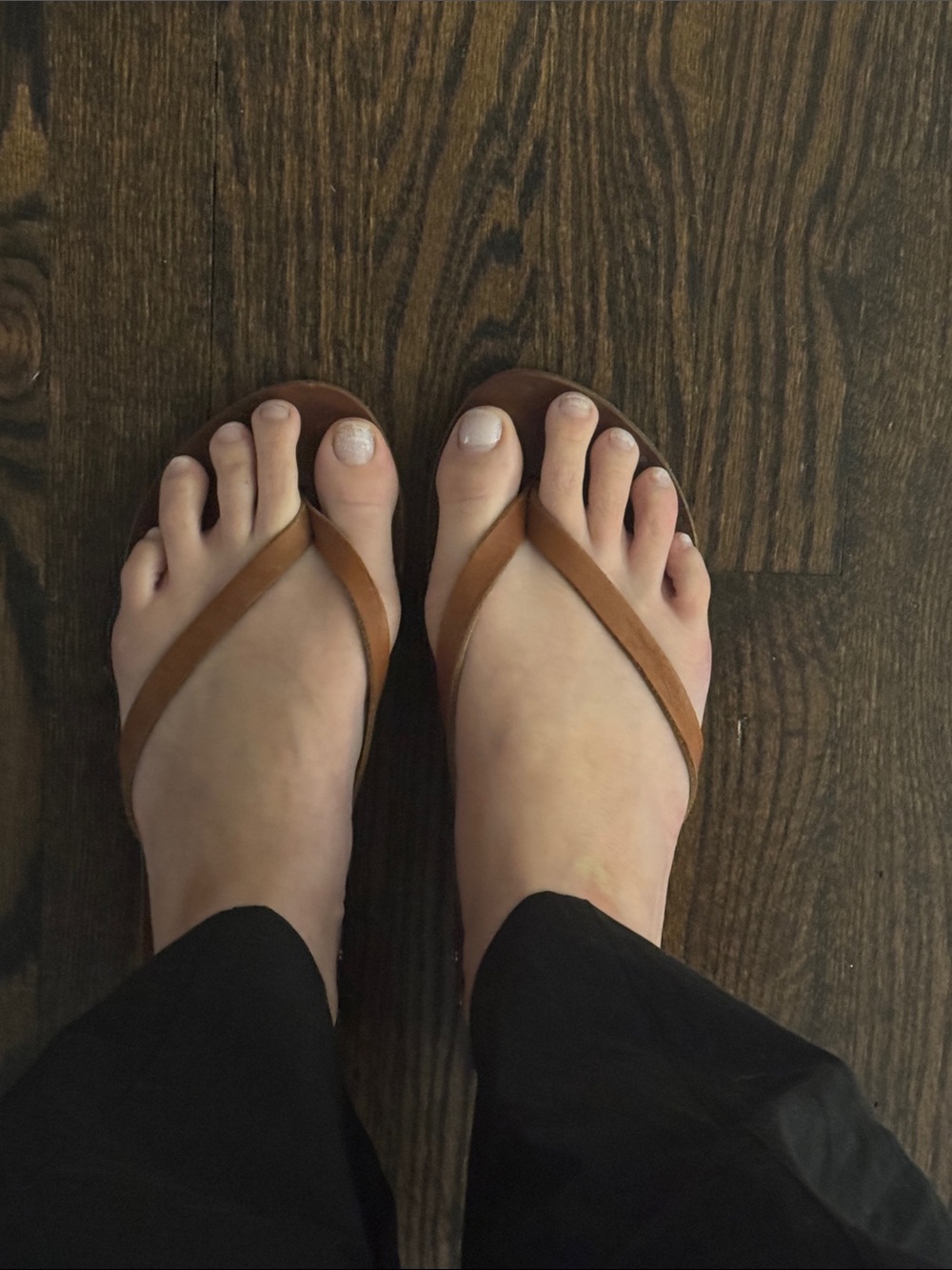 Beek Brown Leather Flip Flop Thong Sandals